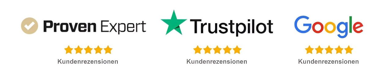 Bewertungen von Google, ProvenExpert und Trustpilot – Schuldnerberatung Stefan Habermann